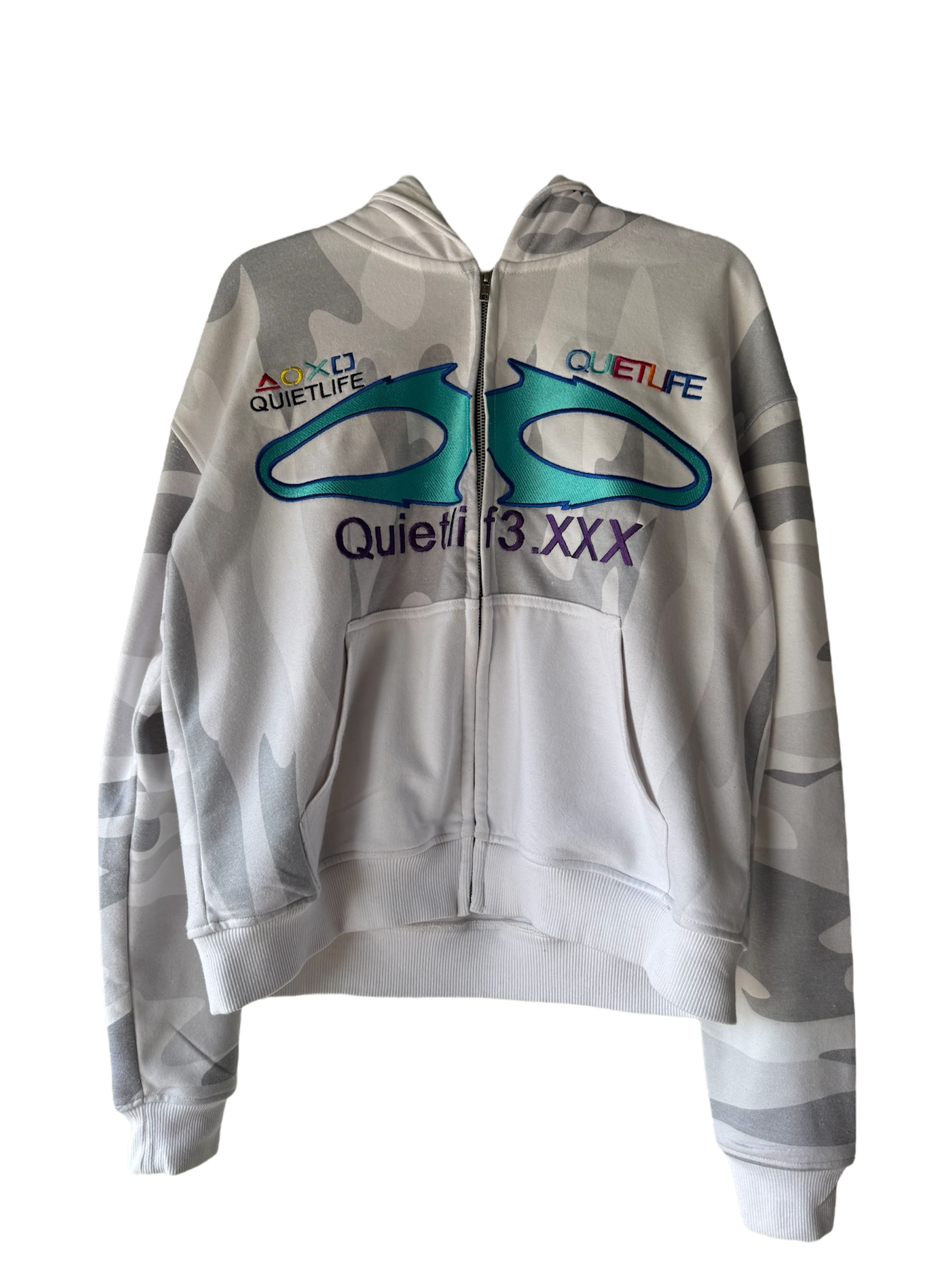OFF THE GRID WHITE CAMO ZIP