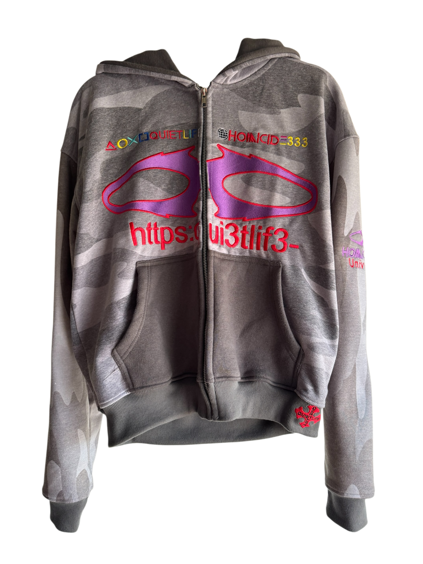 OFF THE GRID BLACK CAMO ZIP